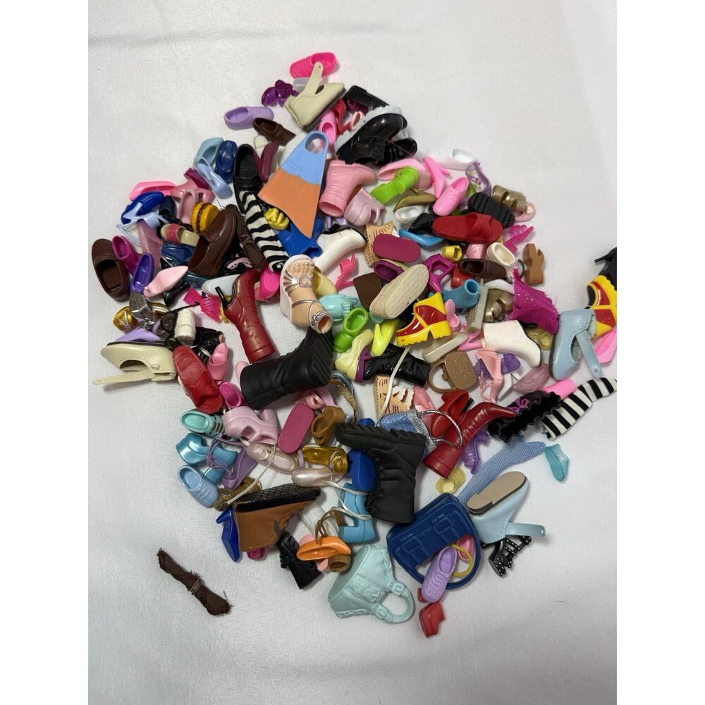 Bulk Lot Fashion Doll Shoes Barbie Bratz Disney Clone Various SINGLE UNMATCHED